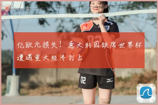 亿欧元损失！意大利因缺席世界杯遭遇重大经济打击